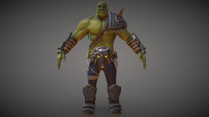 Stylised Orc Model 3D Model