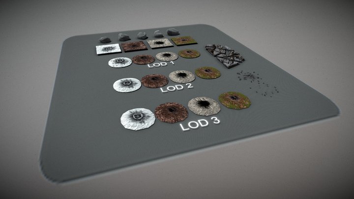 Bomb Craters Pack