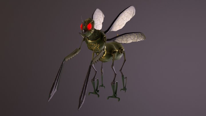 Insectoid Monster 3D Model