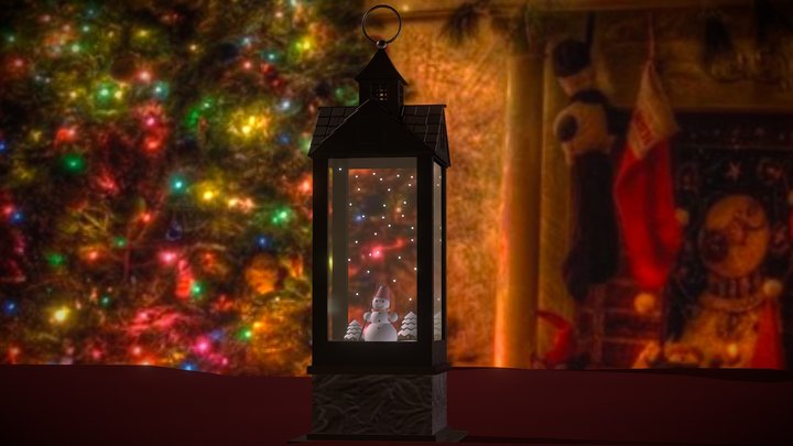 Christmas lantern 3D Model