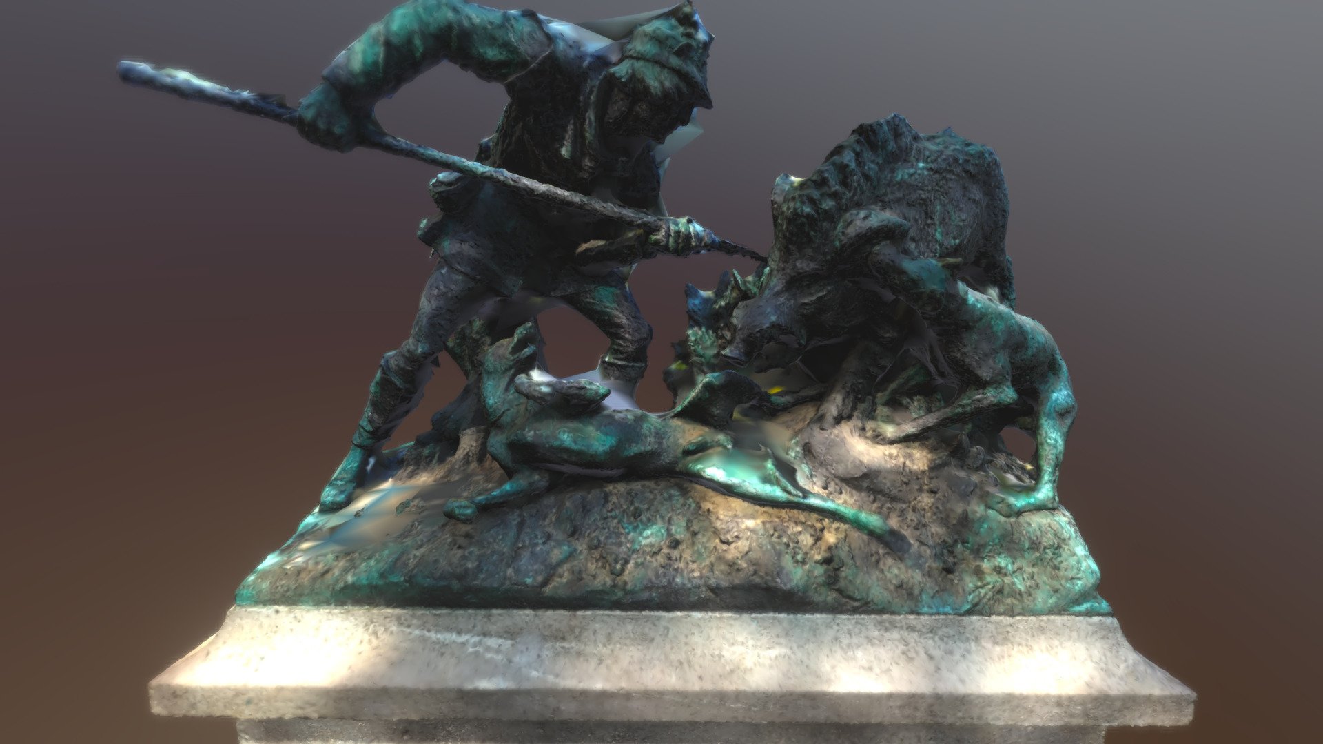 Tiergarten Statue