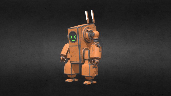 ROBOT Bunny GAMERES Test 3D Model