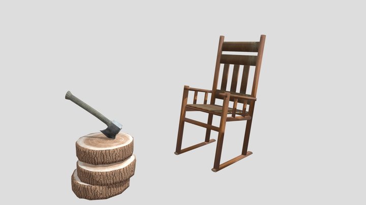 Eco House - 3 Simple props 3D Model