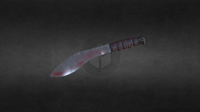 Kukri Knife 3D Model