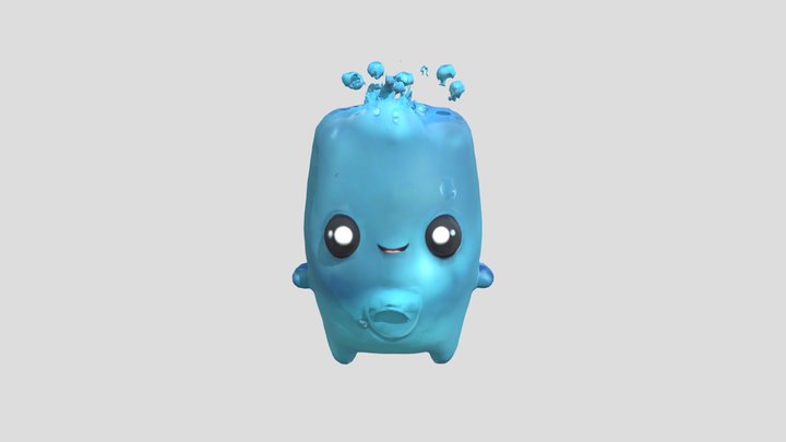 Fortnite Water Sprite 3D Model