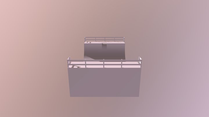 Half Pipe Model 3D Model