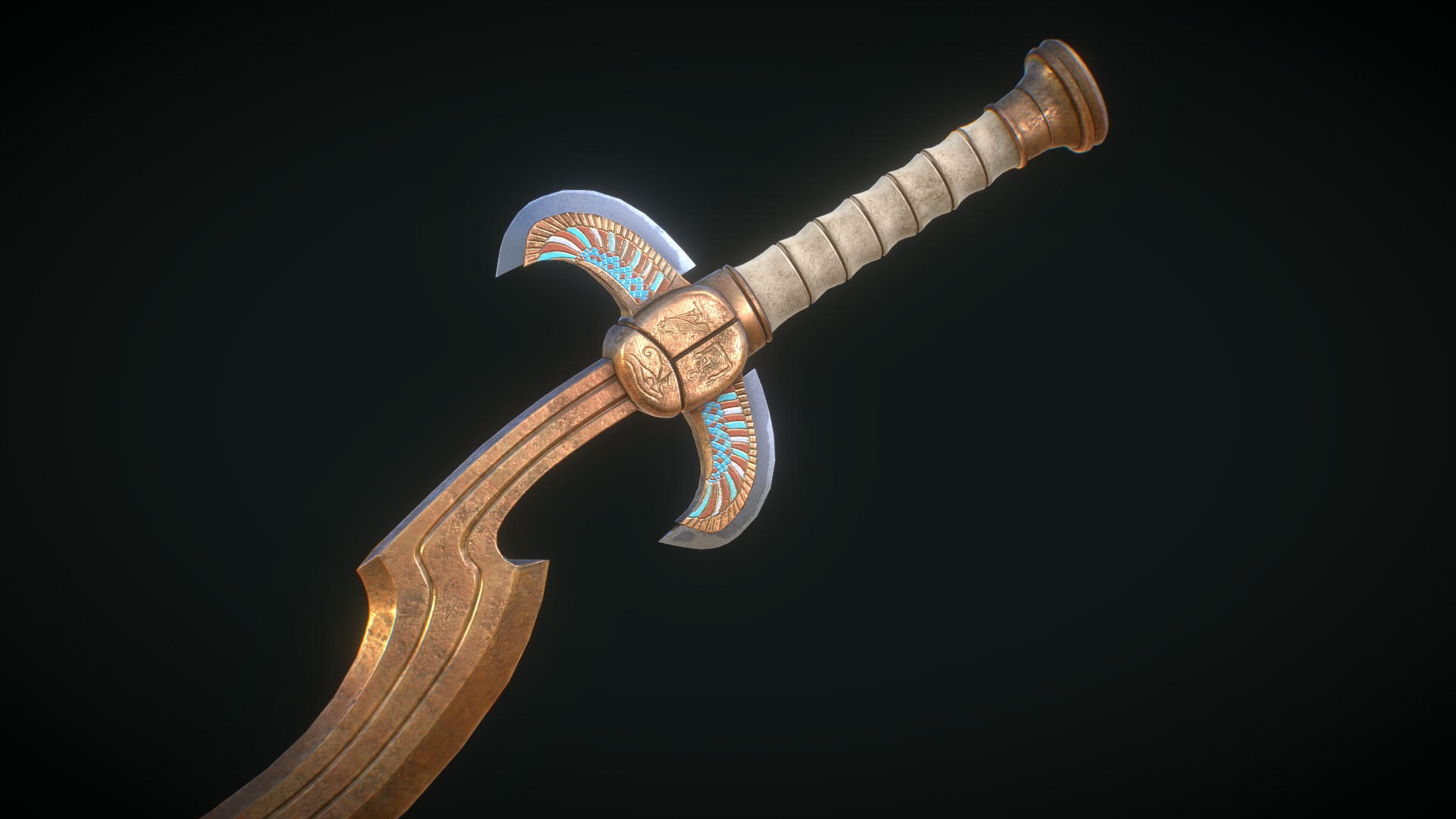 Great-Sword of Khepri - 3D model by Steven Janes (@Ebethrone) [dd2b5fa ...