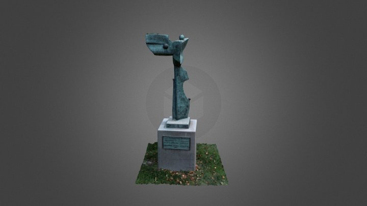 "Monumento a los guardabosques españoles" 3D Model
