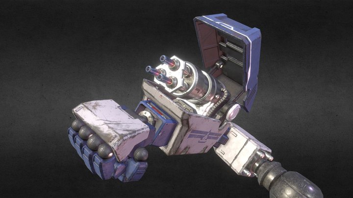 Gundam Alex's Arm 3D Model