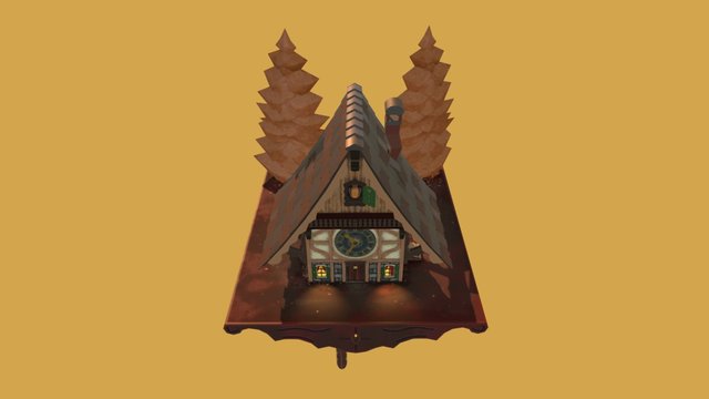 Stylised Shop Front - Cuckoo's Tavern 3D Model