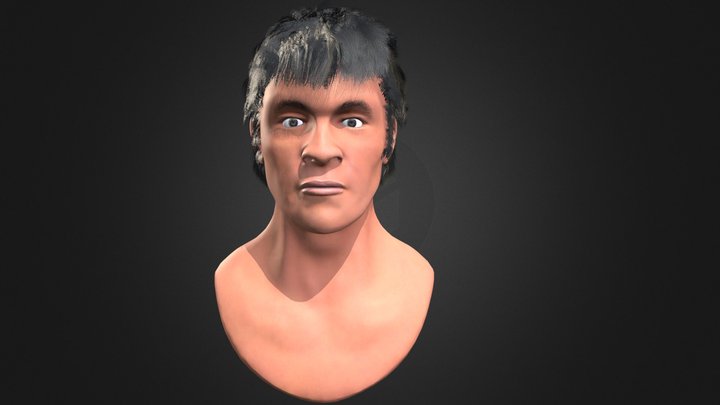 Bruce Lee Bust 3D Model