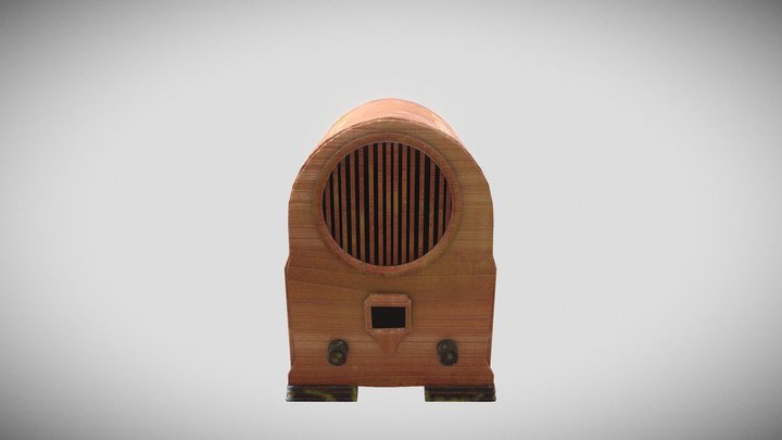 Antique_Radio 3D Model