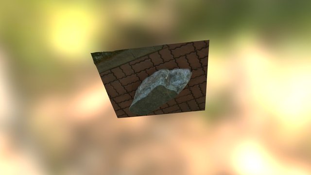 阿姆似撞到月球 3D Model