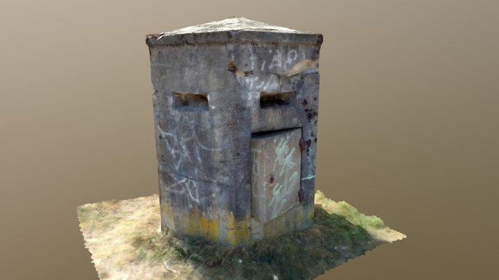 Splitterschutzbunker 3D Model