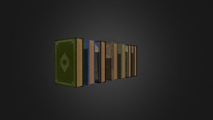 Book 3D Model