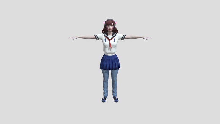 D.va 3D Model