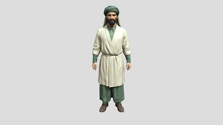 arab man 3D Model