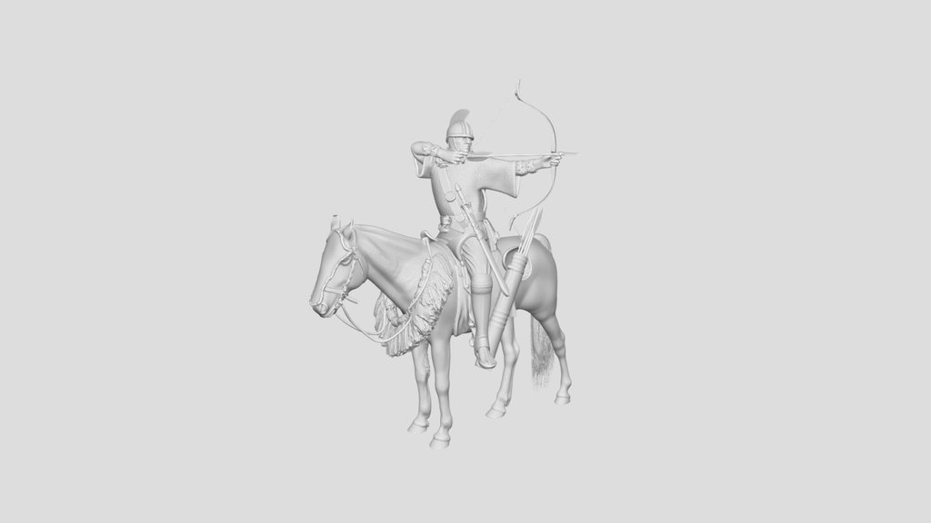 Mounted Archer in Chainmail