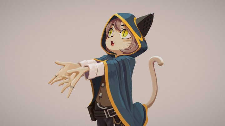 Neko 3D Model