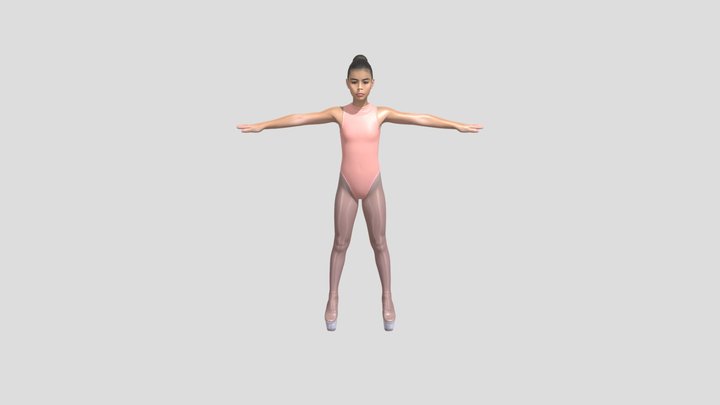 SASHA Frontal Dance Pose