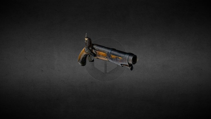 Pistolet 3D Model
