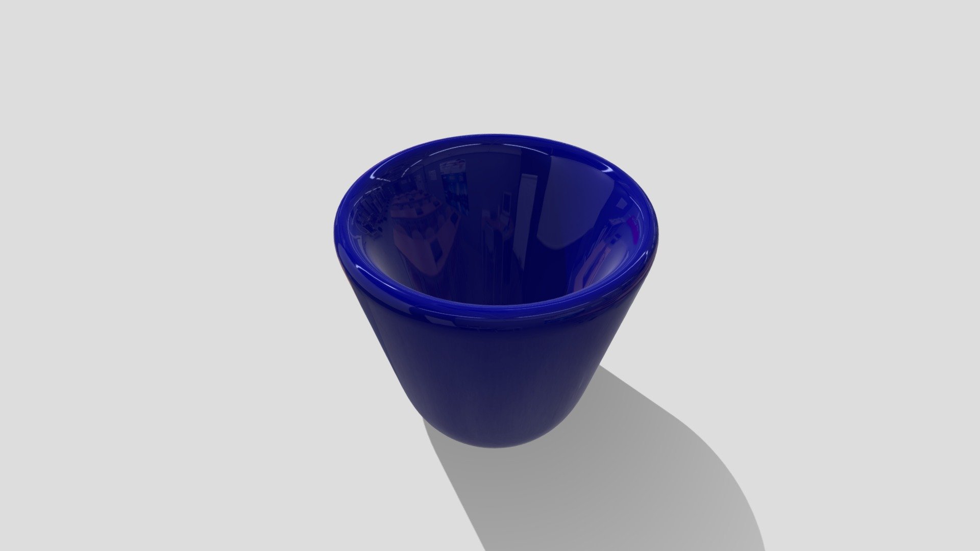 3D mug used to learn how to use blender properly