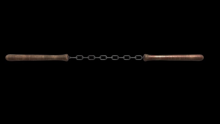 nunchaku 3D Model