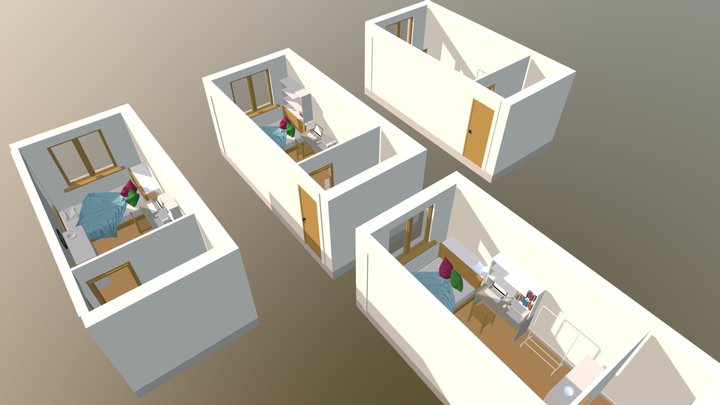 Саня комната 3D Model