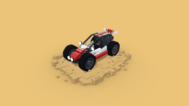 Lego Car 3D Model