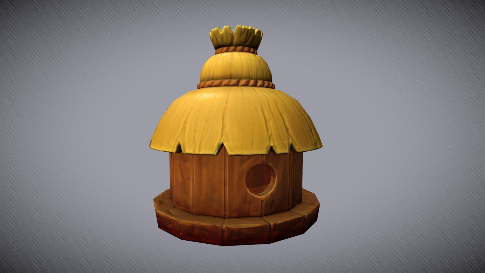 Lowpoly Beehive - 3D model by katlamp (@kathrinelamping) [dd31db5 ...