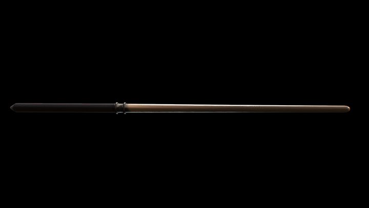 Draco Malfoy's Wand 3D Model