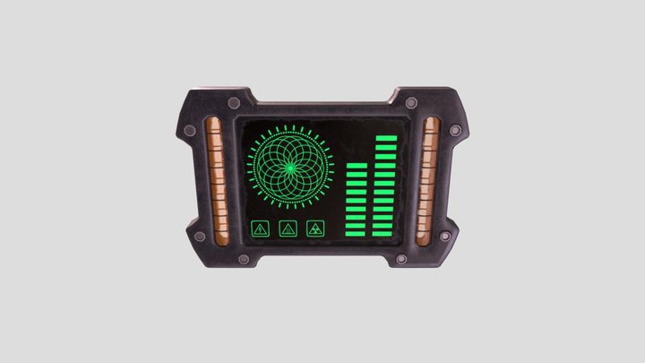 Sci-fi Tablet 3D Model