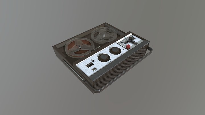 Craig Reel-To-Reel Tape Recorder, Model 2106 3D Model