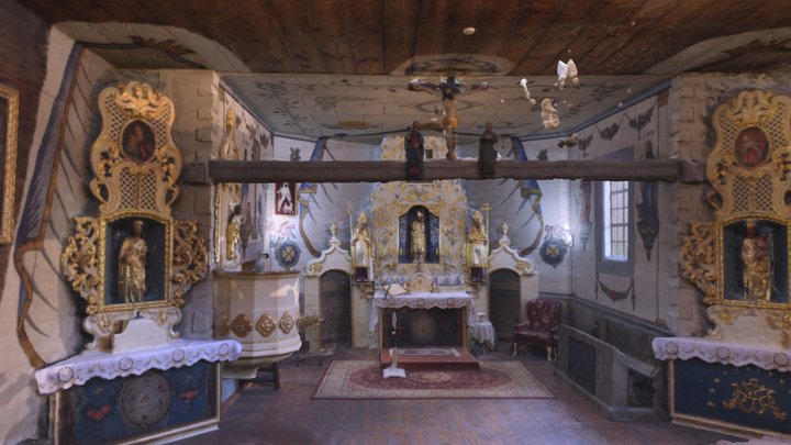 Saint Nicholas church in Ostrzeszów 3D Model
