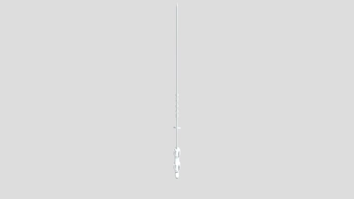 No Texture Sword 3D Model