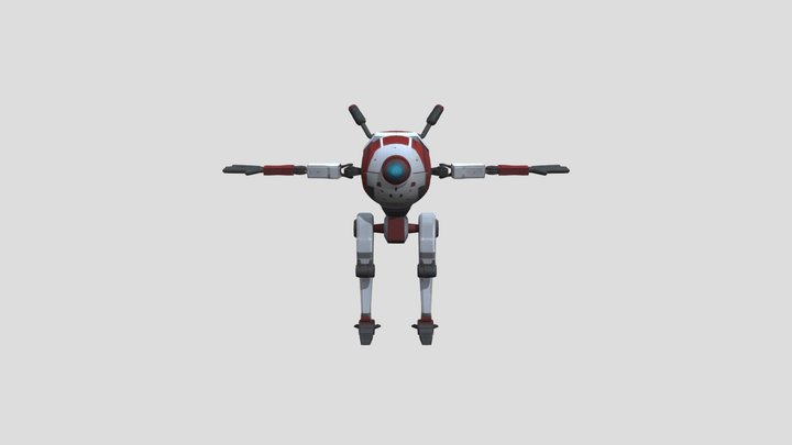Robot Ball 3D Model
