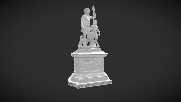 Dionysus And Pan 3D Model