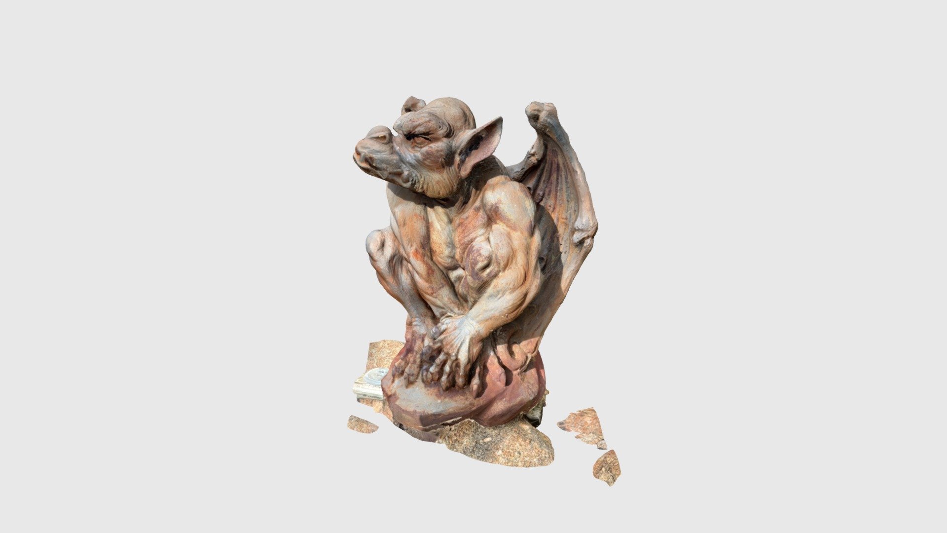 Gargoyle statue test Download Free 3D model by Elsie (octopodmadness