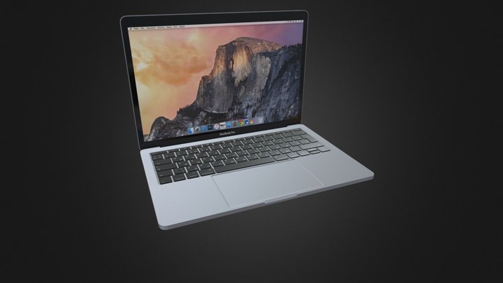 Apple MacBook Pro A1708 3D Model