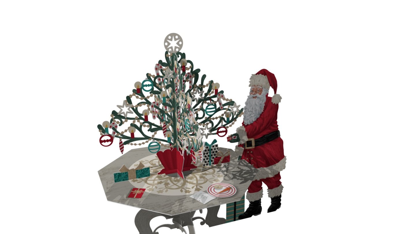Santa's Christmas Table - 3D model by markeverdell [dd36c3b] - Sketchfab