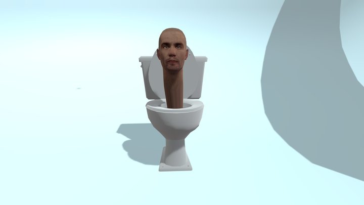 Skibidi Toilet (toilet Man) 3D Model