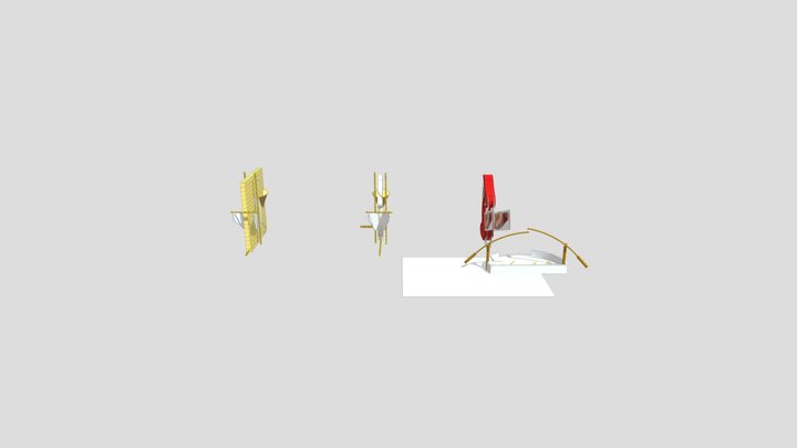 OBJ Pelikan Dunaj Bibiana 9 miestnost 3D Model