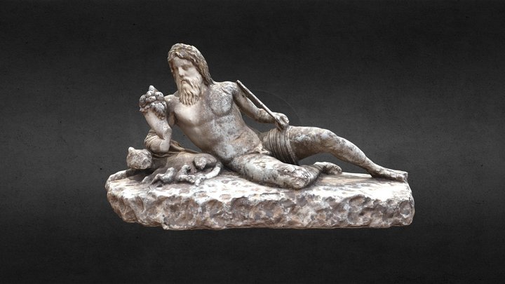 Estatua del río Tiber 3D Model