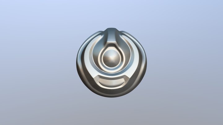 Robo-Orb Retopology Exercise 3D Model