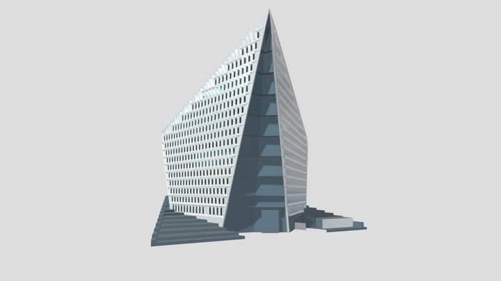 Stadsdeel kantoor Den Haag 3D Model