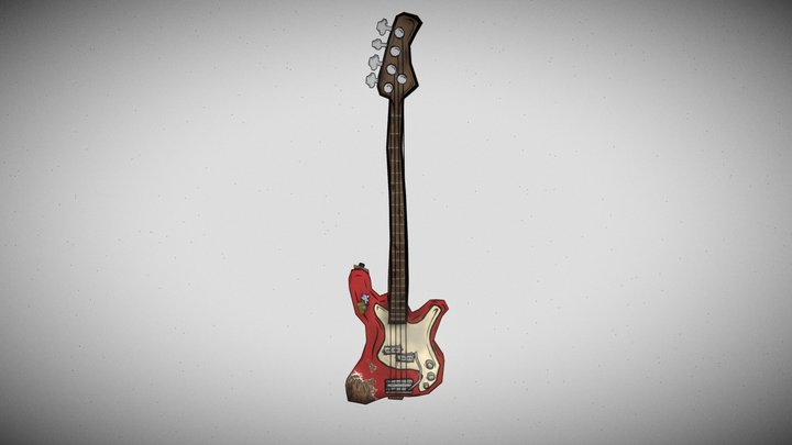 BassStylized2 3D Model