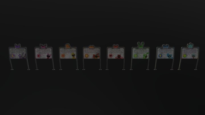 Critter Signs | Poppy Playtime Chapter 3 – Modello 3D gratuito STL