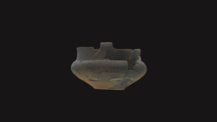 Naczynie ceramiczne - archeologiczne 3D Model