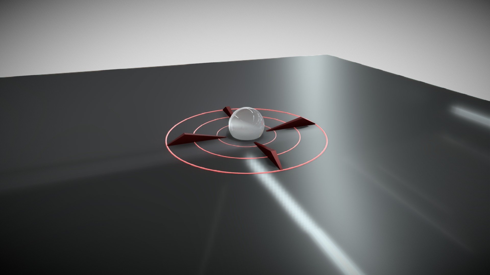 Sci-fi Orb and Plane