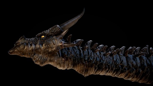 Black Dragon 3D Model
